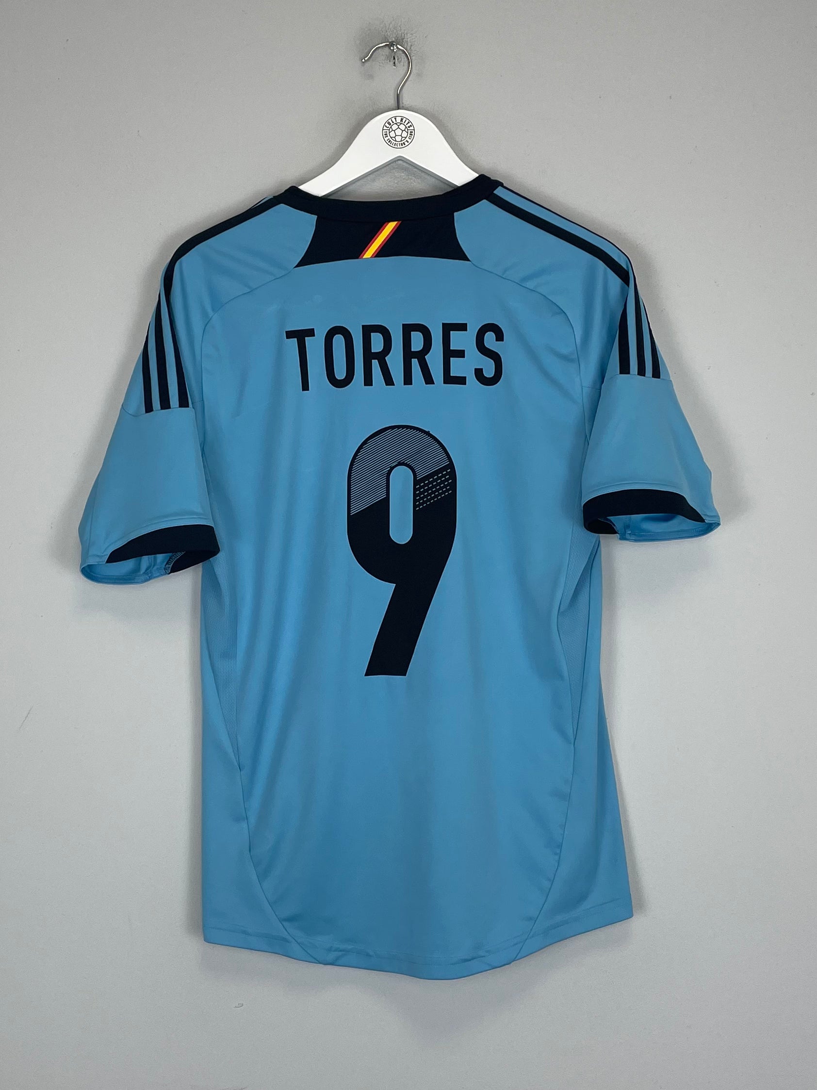 Shop 2012/13 SPAIN TORRES #9 AWAY SHIRT (M) ADIDAS, classic football shirts, vintage football shirts & retro soccer jerseys at Cult Kits