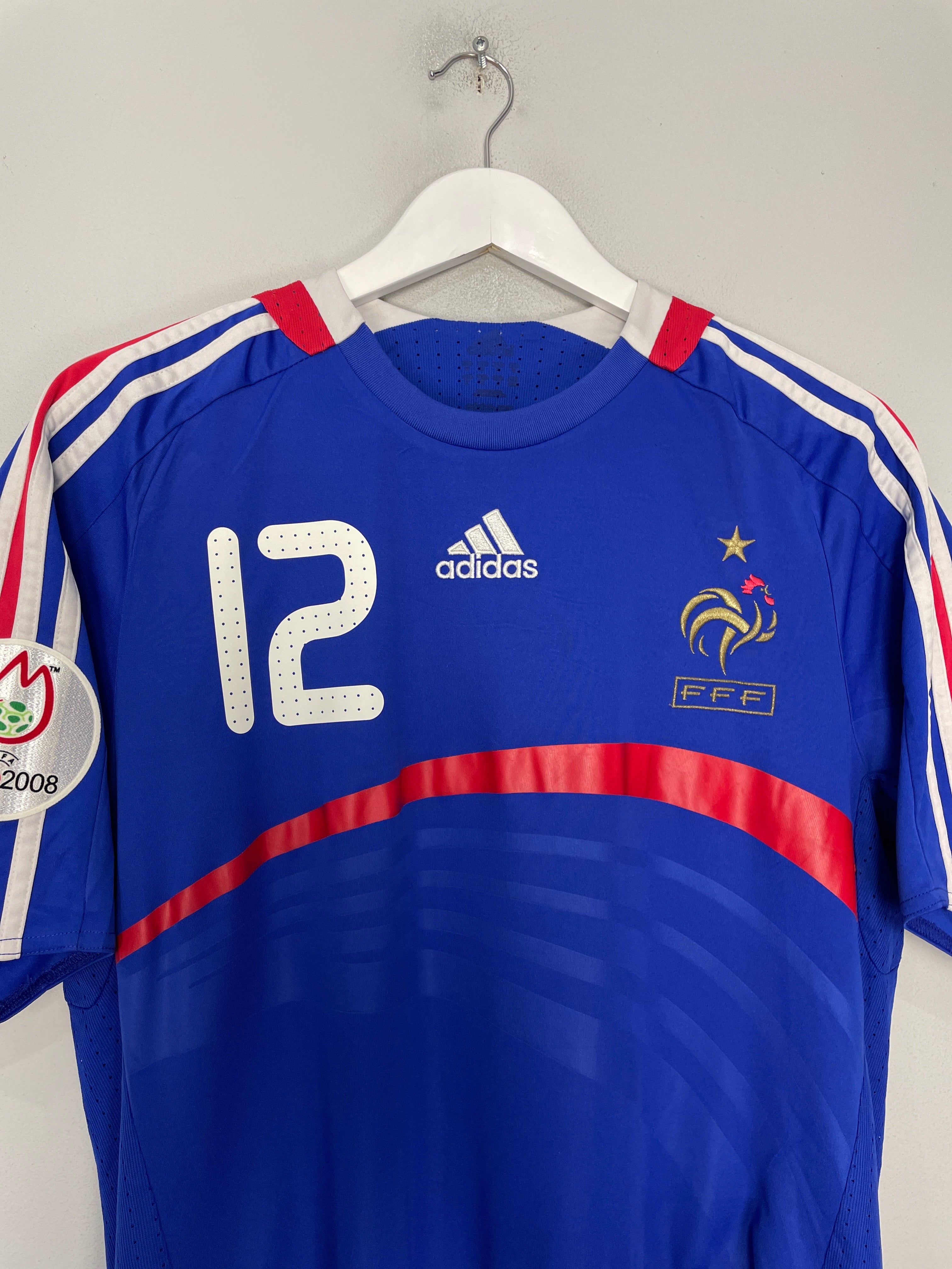 Shop 2007/08 FRANCE HENRY #12 HOME SHIRT (M) ADIDAS, classic football shirts, vintage football shirts & retro soccer jerseys at Cult Kits