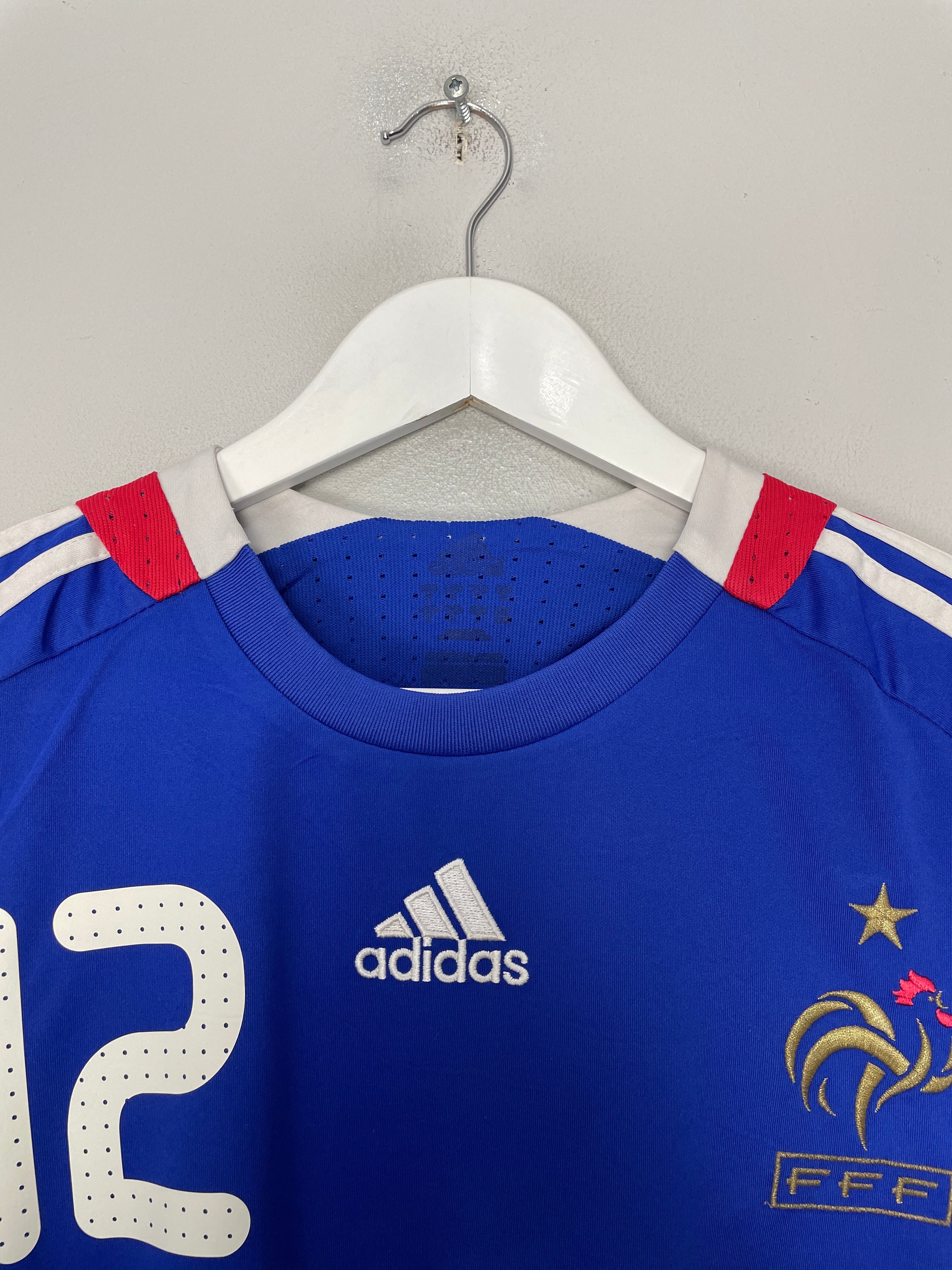 Shop 2007/08 FRANCE HENRY #12 HOME SHIRT (M) ADIDAS, classic football shirts, vintage football shirts & retro soccer jerseys at Cult Kits