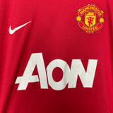 2011/12 MANCHESTER UNITED CARRICK #16 HOME SHIRT (M) NIKE