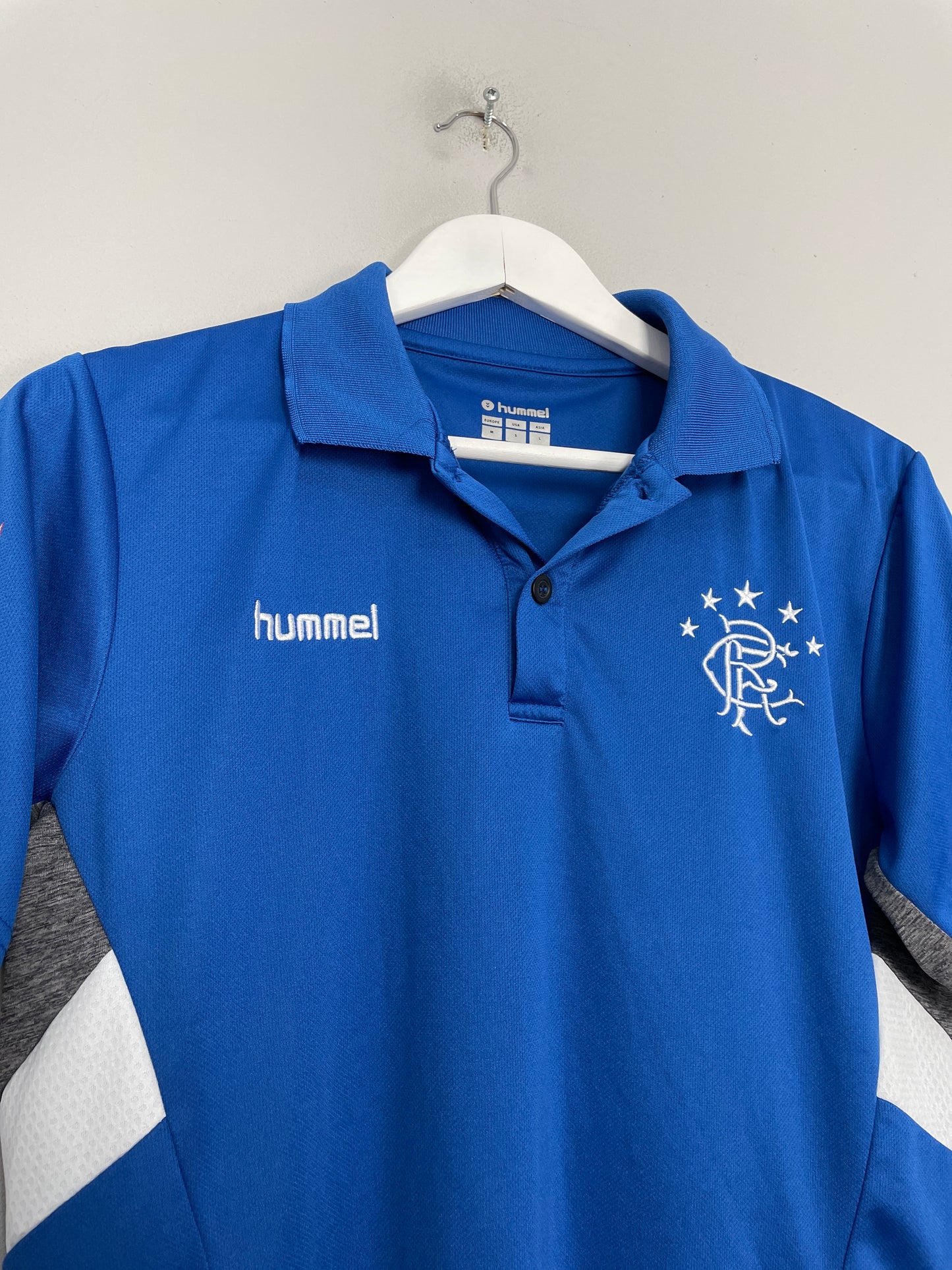 2018/19 RANGERS POLO SHIRT (M) HUMMEL