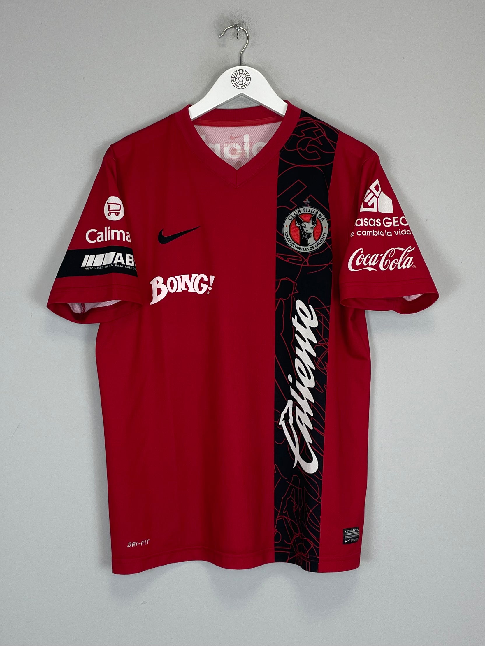 Shop 2013/14 CLUB TIJUANA HOME SHIRT (M) NIKE, classic football shirts, vintage football shirts & retro soccer jerseys at Cult Kits
