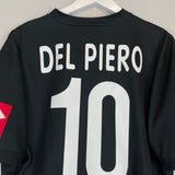 2001/02 JUVENTUS DEL PIERO #10 AWAY SHIRT (XXL) LOTTO