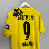 2020/21 DORTMUND HAALAND #9 *BNWT* HOME SHIRT (L) PUMA