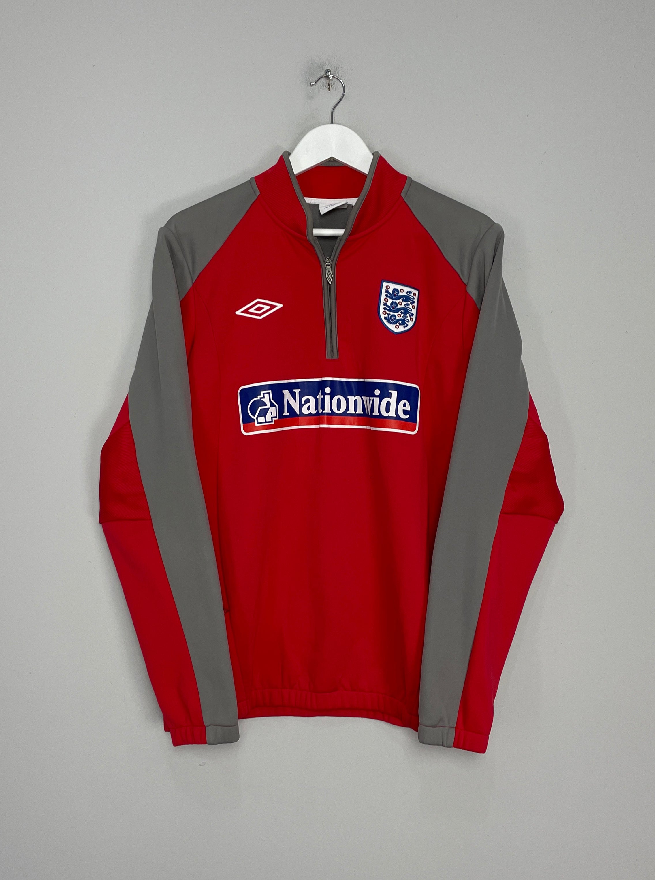 Shop 2009/10 ENGLAND 1/4 ZIP DRILL TOP (L) UMBRO, classic football shirts, vintage football shirts & retro soccer jerseys at Cult Kits
