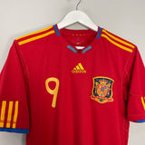 Shop 2009/10 SPAIN TORRES #9 HOME SHIRT (M) ADIDAS, classic football shirts, vintage football shirts & retro soccer jerseys at Cult Kits