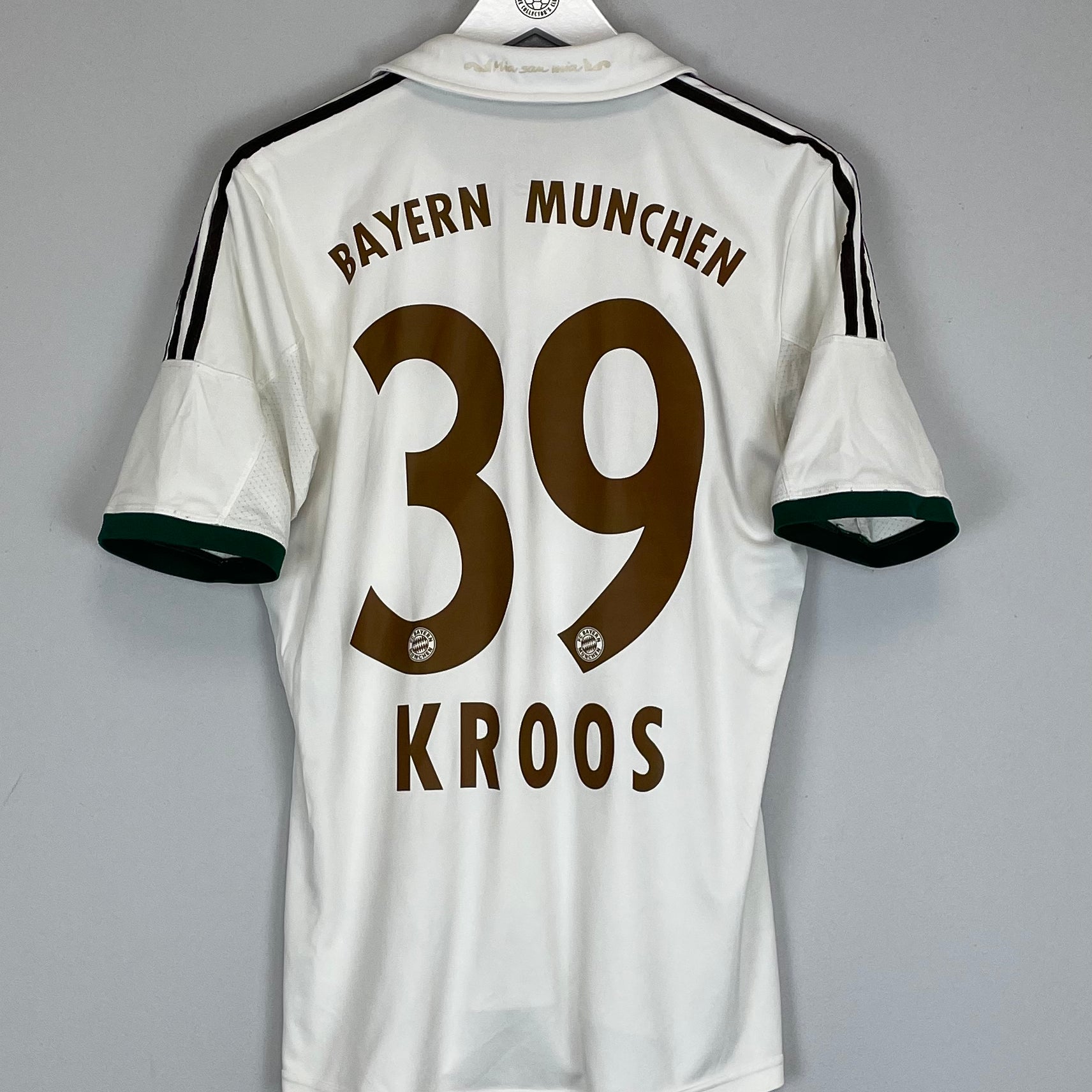 Shop 2013/14 BAYERN MUNICH KROOS #39 AWAY SHIRT (M) ADIDAS, classic football shirts, vintage football shirts & retro soccer jerseys at Cult Kits