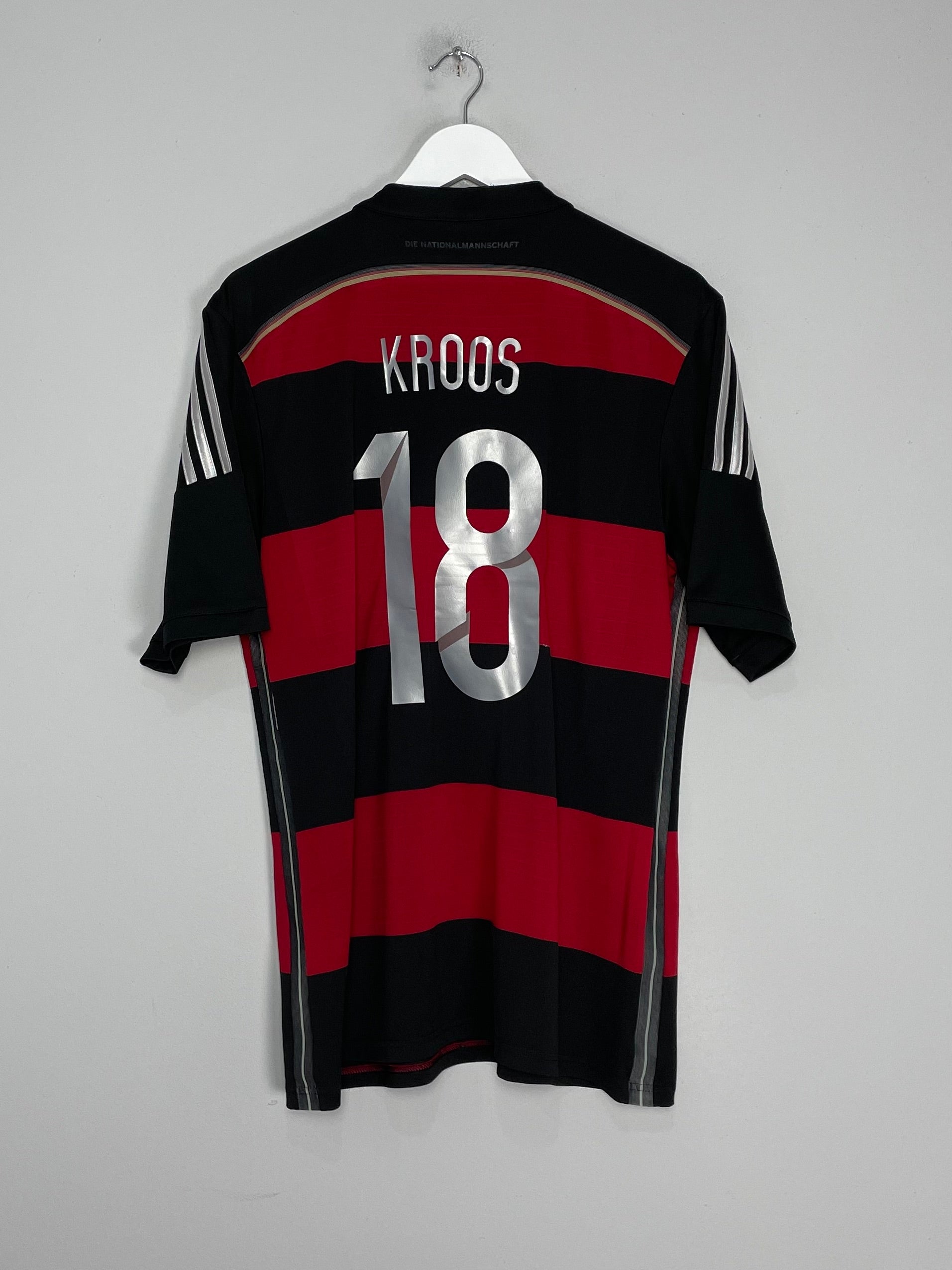 Shop 2014/15 GERMANY KROOS #18 AWAY SHIRT (L) ADIDAS, classic football shirts, vintage football shirts & retro soccer jerseys at Cult Kits