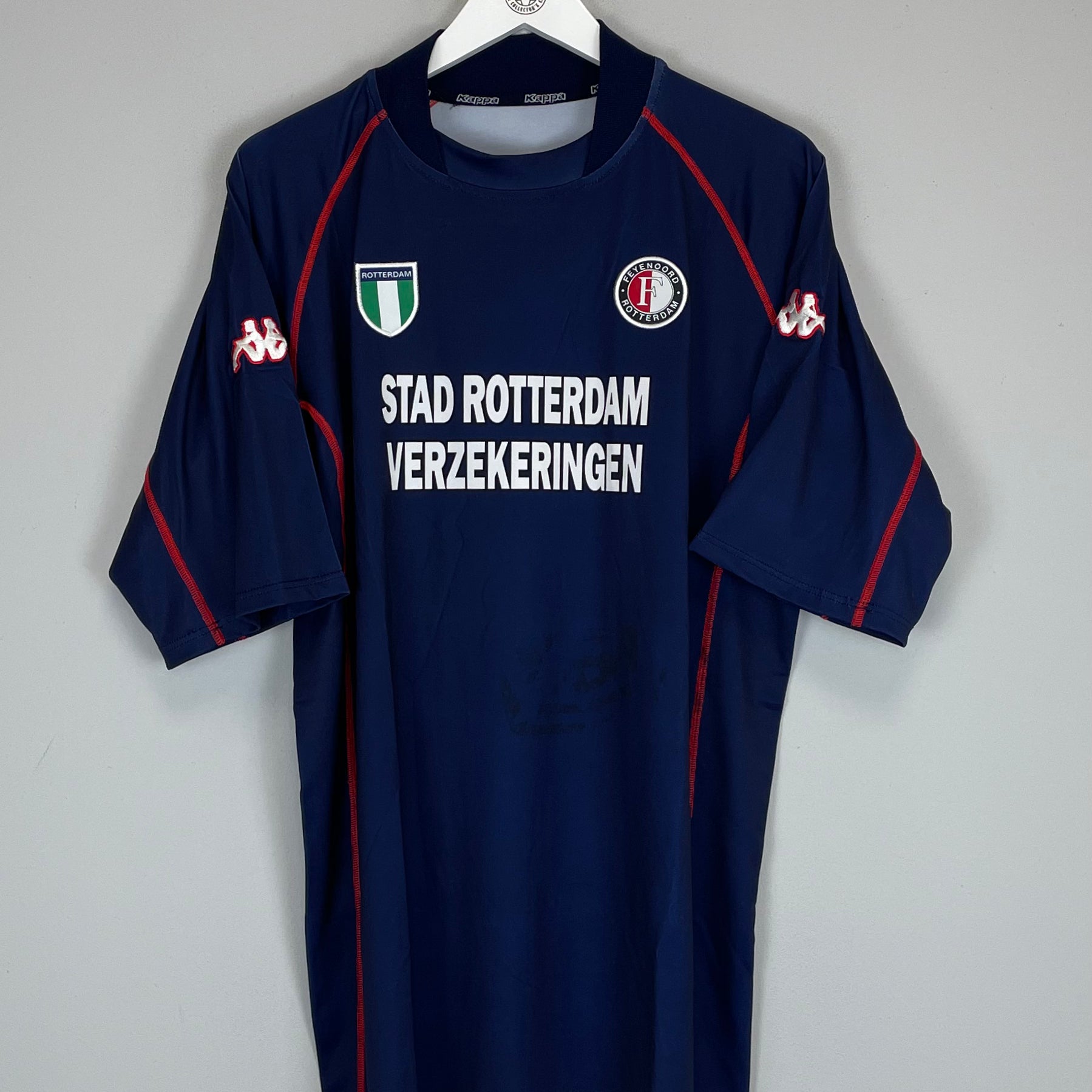 Shop 2002/03 FEYENOORD *BNWT WITH DEFECTS* EUROPEAN AWAY SHIRT (L) KAPPA, classic football shirts, vintage football shirts & retro soccer jerseys at Cult Kits