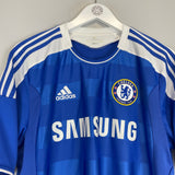 Shop 2011/12 CHELSEA DROGBA #11 HOME SHIRT (M) ADIDAS, classic football shirts, vintage football shirts & retro soccer jerseys at Cult Kits