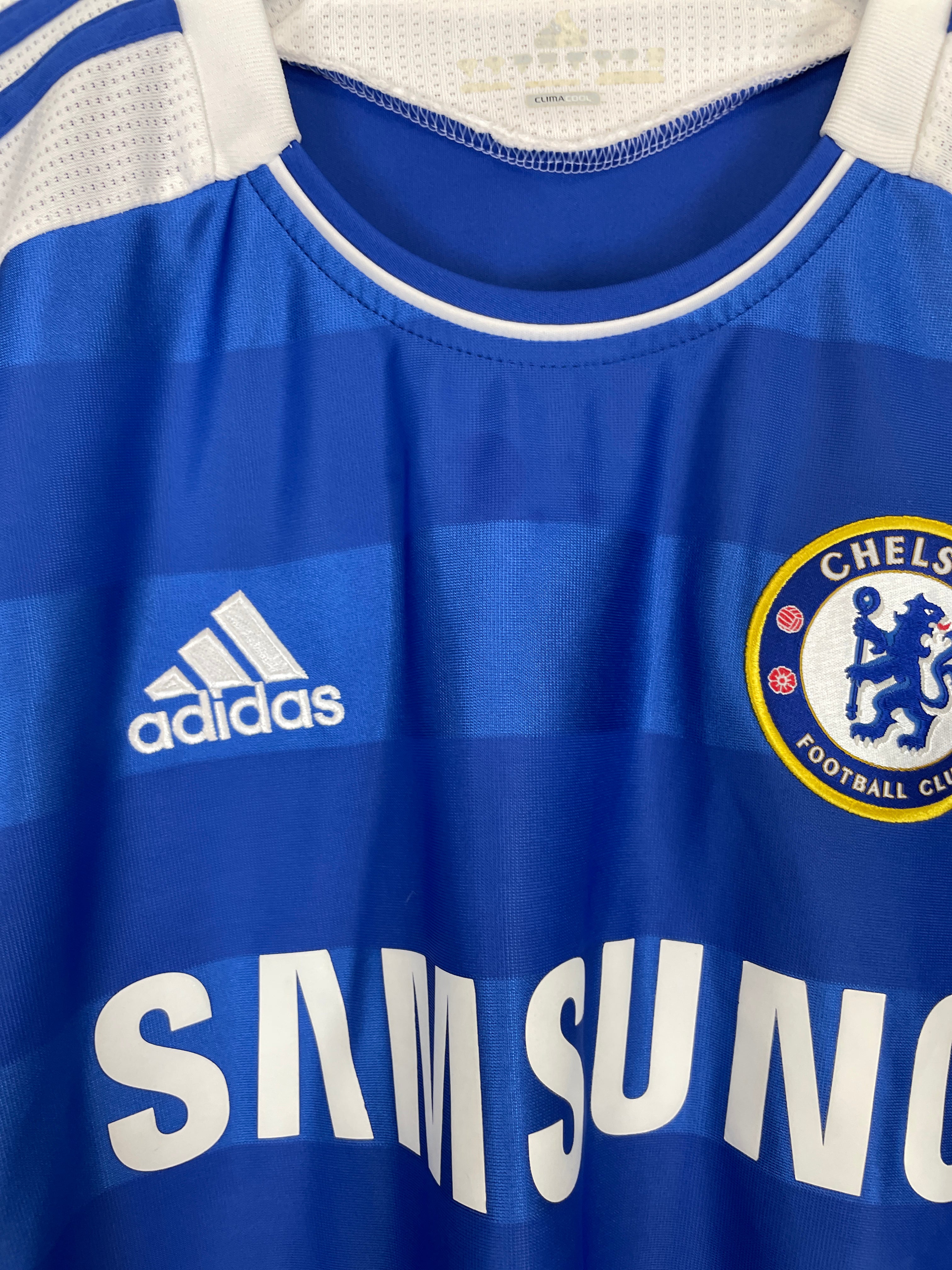 Shop 2011/12 CHELSEA DROGBA #11 HOME SHIRT (M) ADIDAS, classic football shirts, vintage football shirts & retro soccer jerseys at Cult Kits