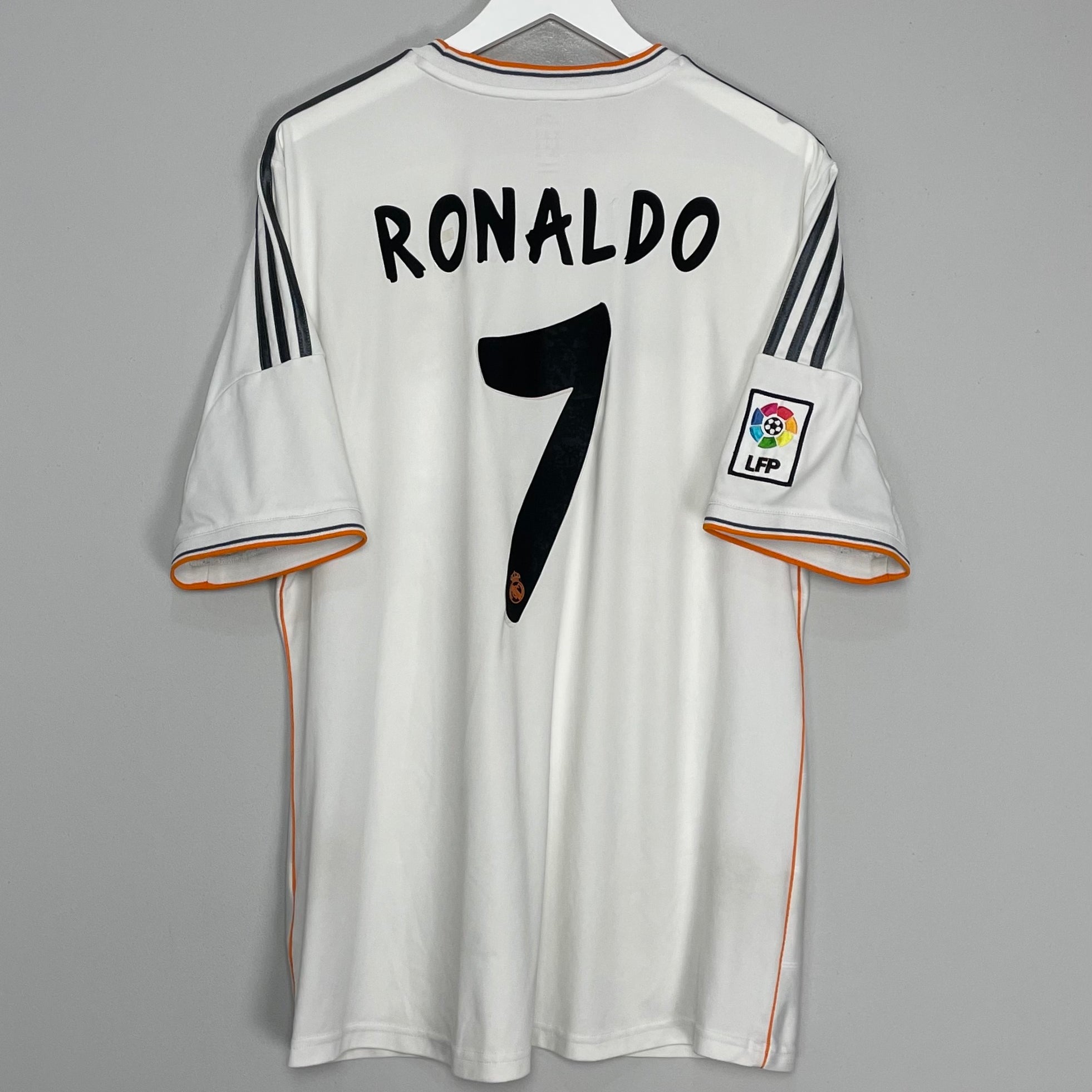 Shop 2013/14 REAL MADRID RONALDO #7 HOME SHIRT (XL) ADIDAS, classic football shirts, vintage football shirts & retro soccer jerseys at Cult Kits