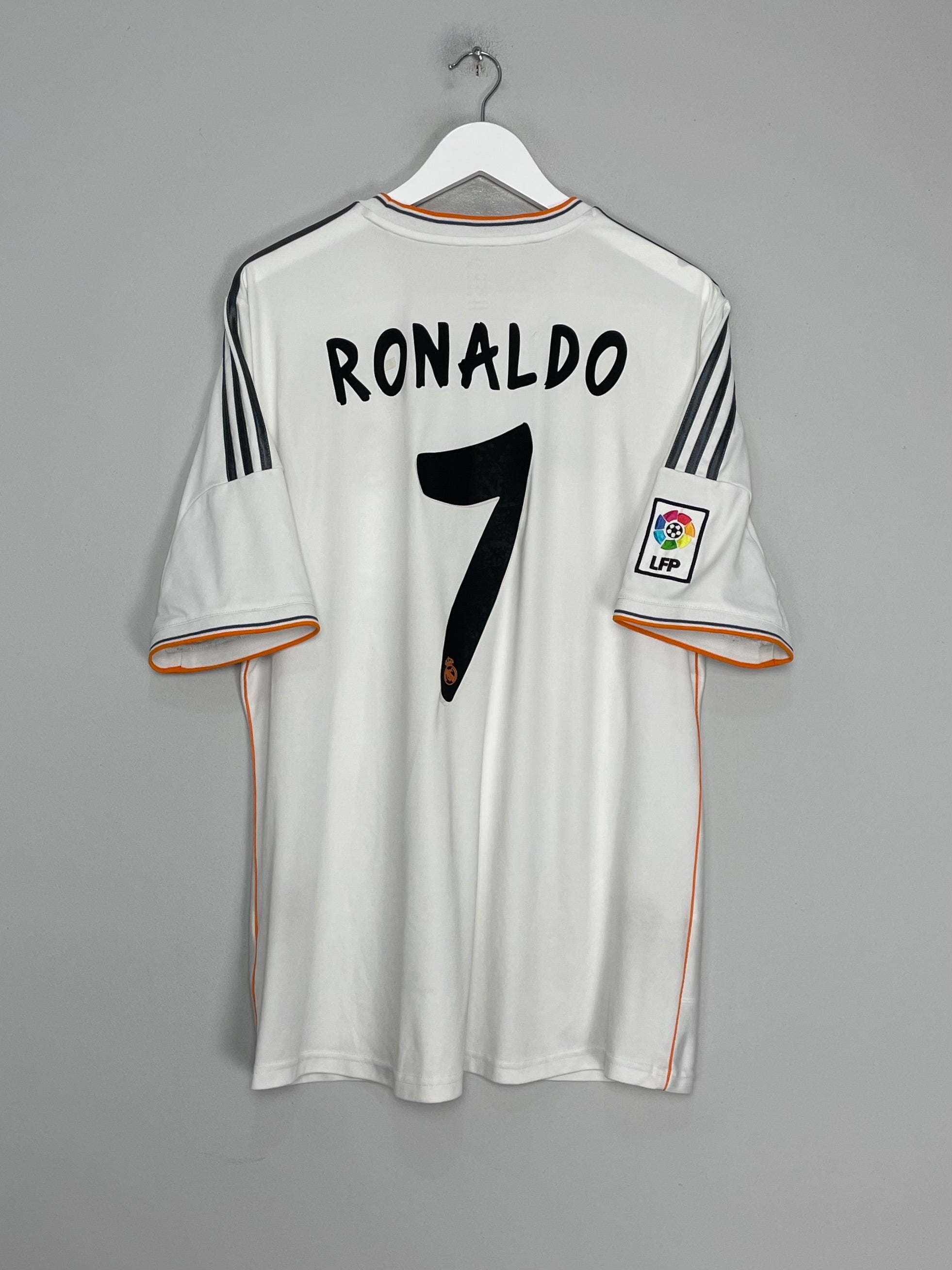 Shop 2013/14 REAL MADRID RONALDO #7 HOME SHIRT (XL) ADIDAS, classic football shirts, vintage football shirts & retro soccer jerseys at Cult Kits
