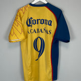 Shop 2007/08 CLUB AMERICA S.CABANAS #9 *PLAYER ISSUE* HOME SHIRT (L) NIKE, classic football shirts, vintage football shirts & retro soccer jerseys at Cult Kits