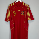 Shop 2008/10 SPAIN TORRES #9 HOME SHIRT (XL) ADIDAS, classic football shirts, vintage football shirts & retro soccer jerseys at Cult Kits