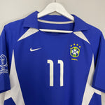 Shop 2002/04 BRAZIL RONALDINHO #10 AWAY SHIRT (S) NIKE, classic football shirts, vintage football shirts & retro soccer jerseys at Cult Kits