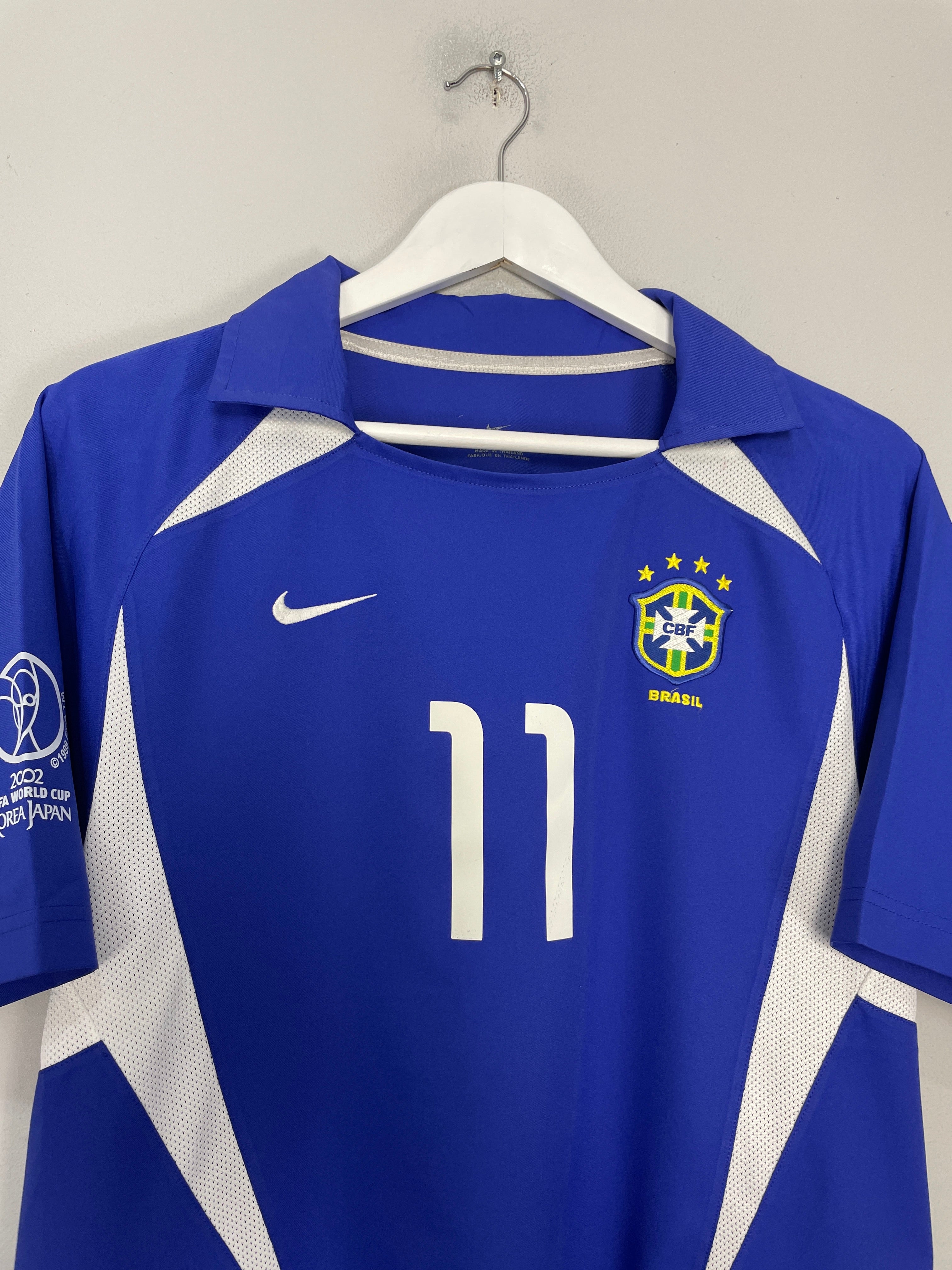 Shop 2002/04 BRAZIL RONALDINHO #10 AWAY SHIRT (S) NIKE, classic football shirts, vintage football shirts & retro soccer jerseys at Cult Kits