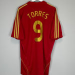 Shop 2008/10 SPAIN TORRES #9 HOME SHIRT (XL) ADIDAS, classic football shirts, vintage football shirts & retro soccer jerseys at Cult Kits