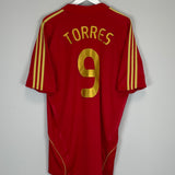 Shop 2008/10 SPAIN TORRES #9 HOME SHIRT (XL) ADIDAS, classic football shirts, vintage football shirts & retro soccer jerseys at Cult Kits
