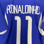 Shop 2002/04 BRAZIL RONALDINHO #10 AWAY SHIRT (S) NIKE, classic football shirts, vintage football shirts & retro soccer jerseys at Cult Kits