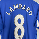 2009/10 CHELSEA LAMPARD #8 HOME SHIRT (M) ADIDAS