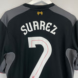 Shop 2012/13 LIVERPOOL SUAREZ #7 *BNWT* AWAY SHIRT (L) WARRIOR, classic football shirts, vintage football shirts & retro soccer jerseys at Cult Kits