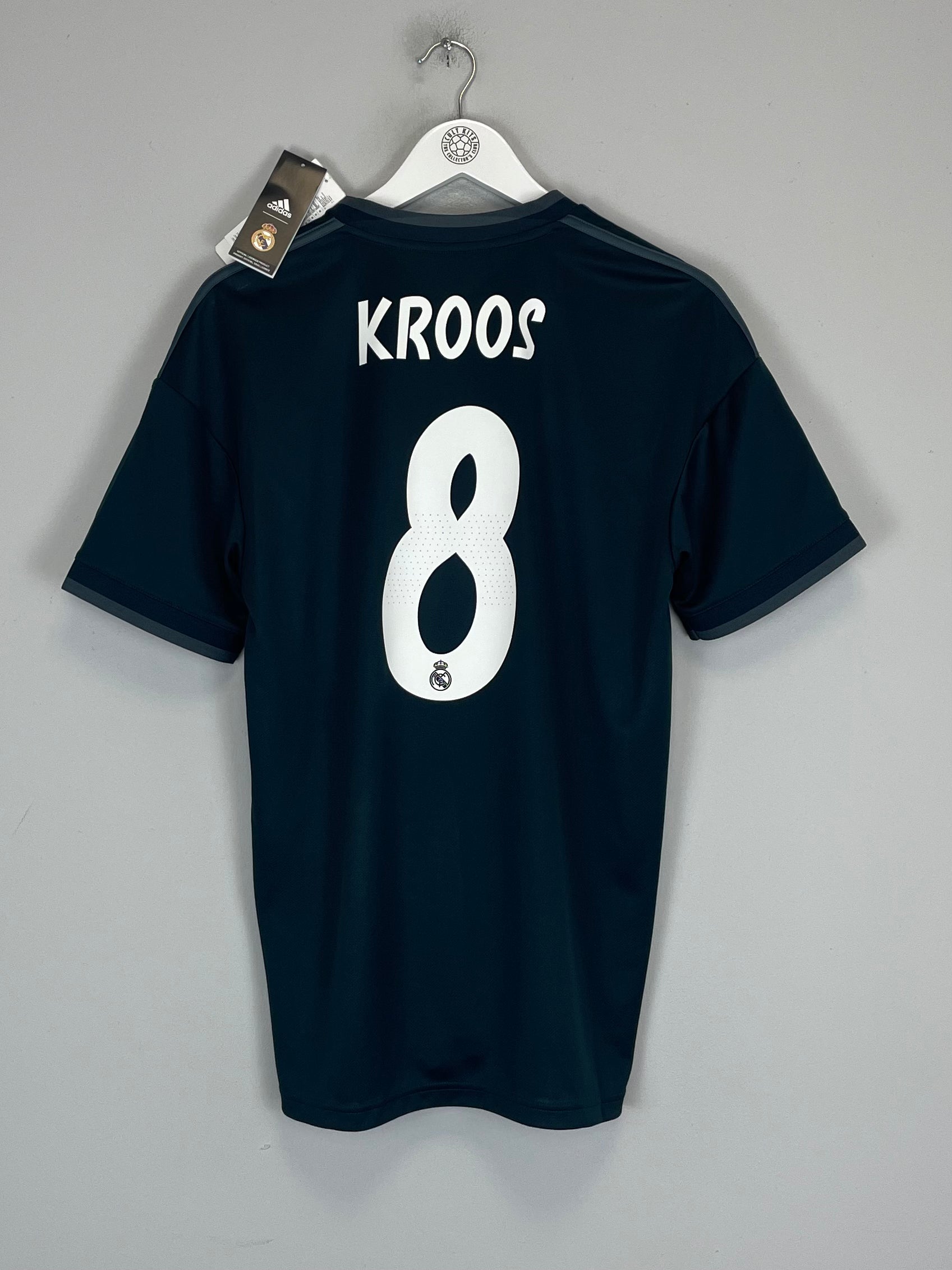 Shop 2018/19 REAL MADRID KROOS #8 *BNWT* AWAY SHIRT (M) ADIDAS, classic football shirts, vintage football shirts & retro soccer jerseys at Cult Kits