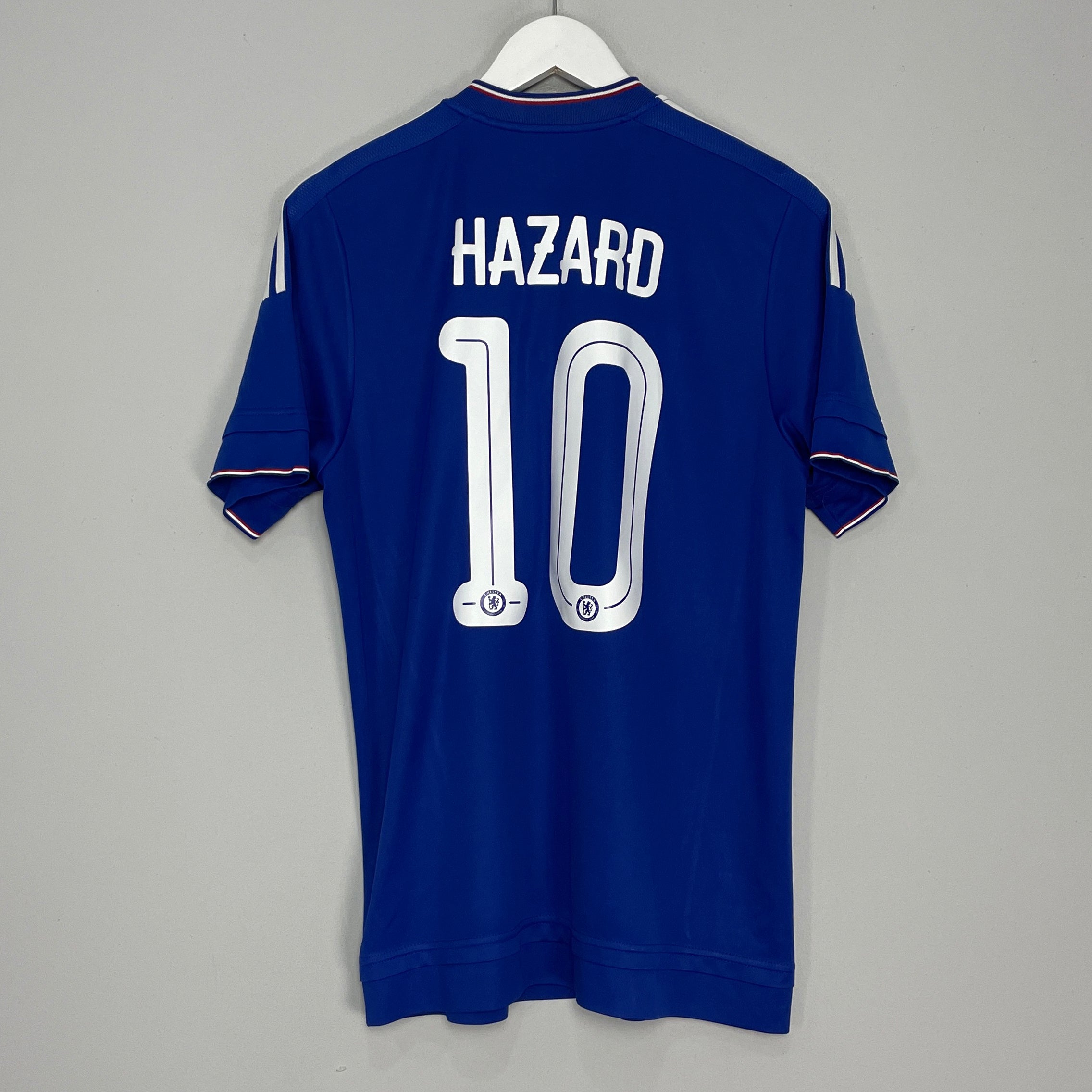 Shop 2015/16 CHELSEA HAZARD #10 HOME SHIRT (M) ADIDAS, classic football shirts, vintage football shirts & retro soccer jerseys at Cult Kits