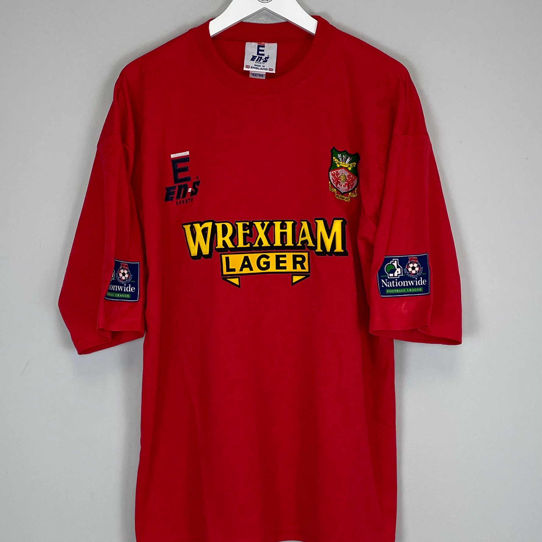 Shop 1996/97 WREXHAM *MINT* HOME SHIRT (L) EN-S, classic football shirts, vintage football shirts & retro soccer jerseys at Cult Kits