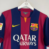 Shop 2014/15 BARCELONA NEYMAR JR #11 HOME SHIRT (M) NIKE, classic football shirts, vintage football shirts & retro soccer jerseys at Cult Kits