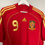Shop 2008/10 SPAIN TORRES #9 HOME SHIRT (M) ADIDAS, classic football shirts, vintage football shirts & retro soccer jerseys at Cult Kits