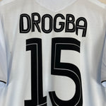Shop 2005/06 CHELSEA DROGBA #15 AWAY SHIRT (XL) UMBRO, classic football shirts, vintage football shirts & retro soccer jerseys at Cult Kits