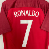 2016/18 PORTUGAL RONALDO #7 HOME SHIRT (L) NIKE