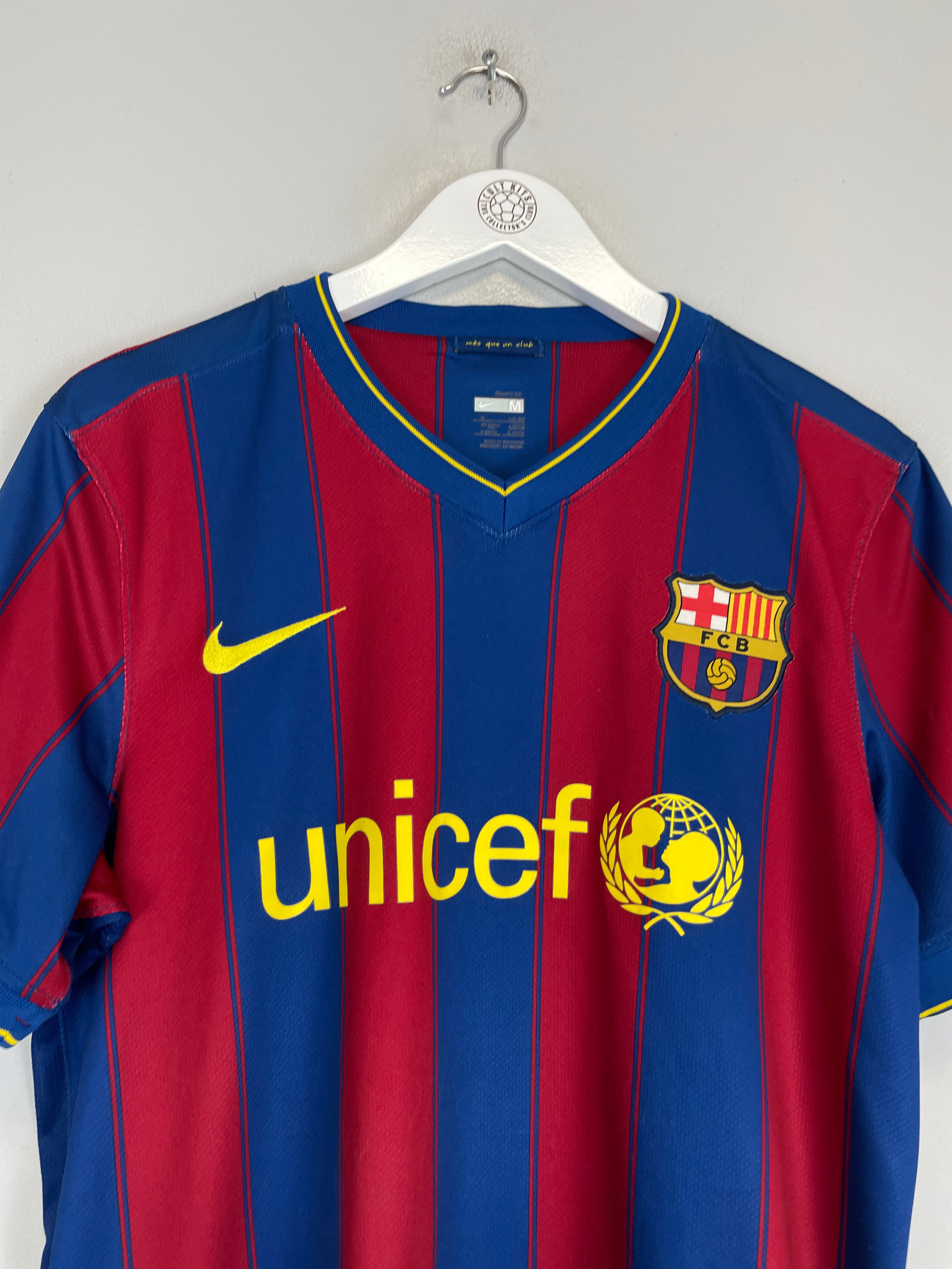 Shop 2009/10 BARCELONA HENRY #14 HOME SHIRT (M) NIKE, classic football shirts, vintage football shirts & retro soccer jerseys at Cult Kits