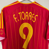 Shop 2006/08 SPAIN F.TORRES #9 HOME SHIRT (L) ADIDAS, classic football shirts, vintage football shirts & retro soccer jerseys at Cult Kits
