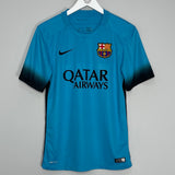 Shop 2015/16 BARCELONA MESSI #10 THIRD SHIRT (S) NIKE, classic football shirts, vintage football shirts & retro soccer jerseys at Cult Kits