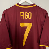 2000/02 PORTUGAL FIGO #7 HOME SHIRT (XL) NIKE