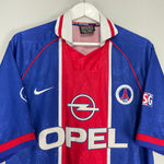 Shop 1996/98 PSG HOME SHIRT (XL) NIKE, classic football shirts, vintage football shirts & retro soccer jerseys at Cult Kits