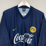 Shop 2000/01 CLUB AMERICA *BNWT* AWAY SHIRT (XL) NIKE, classic football shirts, vintage football shirts & retro soccer jerseys at Cult Kits