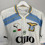 Shop 1999/00 LAZIO *CHAMPIONS* CENTENARY HOME SHIRT (XL) PUMA, classic football shirts, vintage football shirts & retro soccer jerseys at Cult Kits