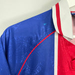 Shop 1996/98 PSG HOME SHIRT (XL) NIKE, classic football shirts, vintage football shirts & retro soccer jerseys at Cult Kits