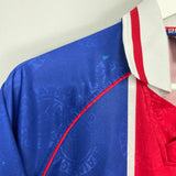 Shop 1996/98 PSG HOME SHIRT (XL) NIKE, classic football shirts, vintage football shirts & retro soccer jerseys at Cult Kits