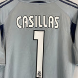 2004/05 REAL MADRID CASILLAS #1 GK SHIRT (M) ADIDAS