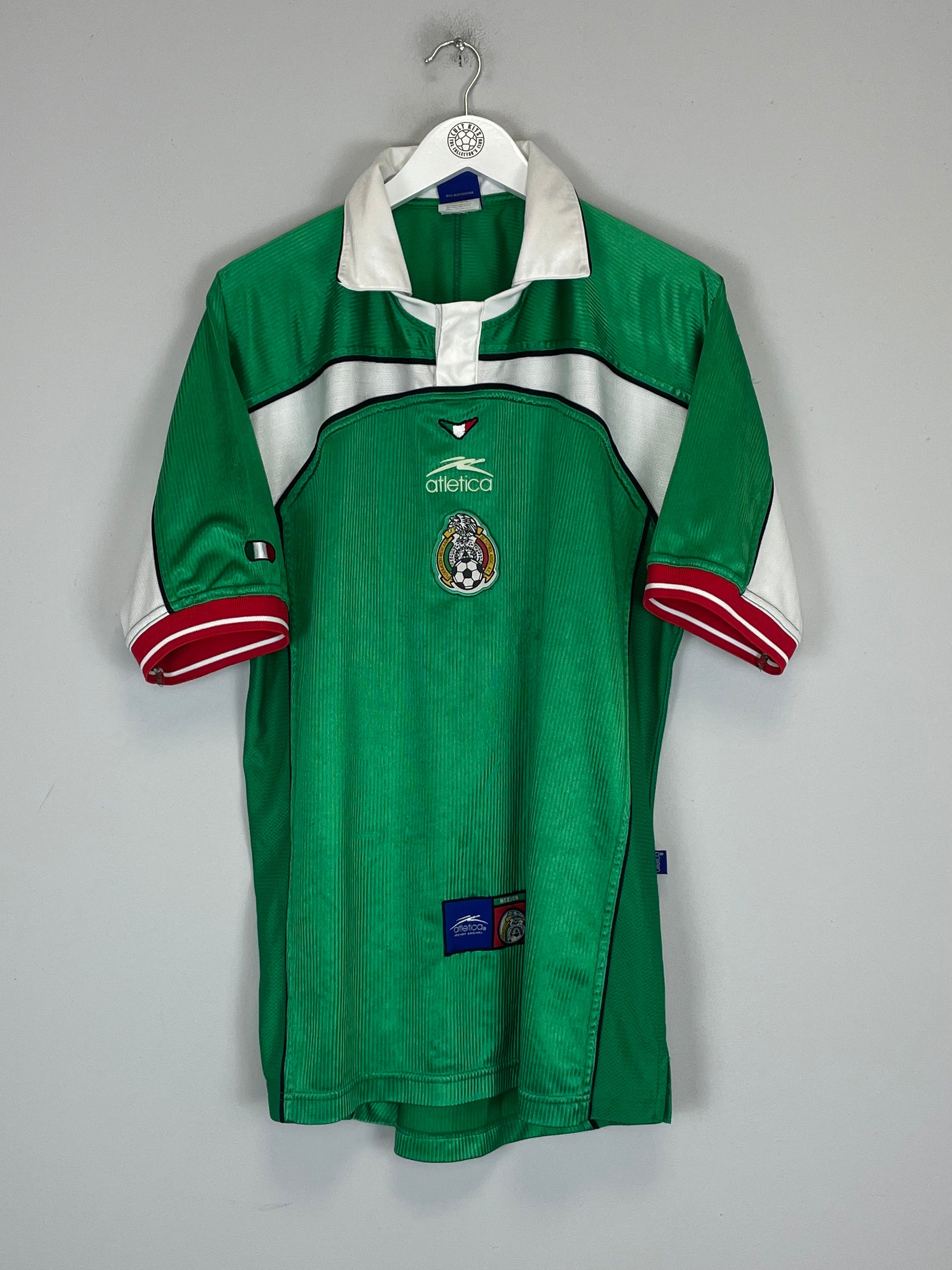 Shop 2000/01 MEXICO HOME SHIRT (L) ATLETICA, classic football shirts, vintage football shirts & retro soccer jerseys at Cult Kits