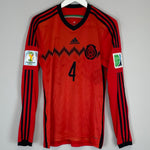 Shop 2014/15 MEXICO R.MARQUEZ #4 L/S AWAY SHIRT (S) ADIDAS, classic football shirts, vintage football shirts & retro soccer jerseys at Cult Kits