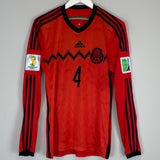 Shop 2014/15 MEXICO R.MARQUEZ #4 L/S AWAY SHIRT (S) ADIDAS, classic football shirts, vintage football shirts & retro soccer jerseys at Cult Kits