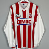 Shop 2001/02 NECAXA HOME SHIRT (M) ATLETICA, classic football shirts, vintage football shirts & retro soccer jerseys at Cult Kits