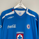 2008/09 CRUZ AZUL L/S HOME SHIRT (XL) UMBRO