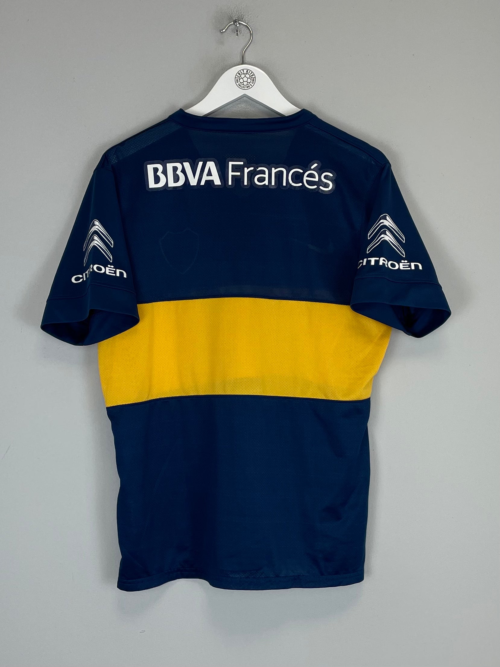 Shop 2013/14 BOCA JUNIORS *PLAYER ISSUE* HOME SHIRT (M) NIKE, classic football shirts, vintage football shirts & retro soccer jerseys at Cult Kits