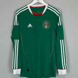 Shop 2011/13 MEXICO L/S HOME SHIRT (S) ADIDAS, classic football shirts, vintage football shirts & retro soccer jerseys at Cult Kits